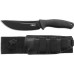 Нож с фиксированным клинком CRKT Humdinger K110KKP Knife Ken Onion Skinner Fixed Blade Black Carbon Steel