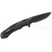 Складной нож Matthew Lerch Design Directive™ Flipper, Black Oxide Finish Drop Point Blade, Black Two Tone GRN Handles