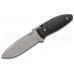 Нож с фиксированным клинком Lucas Burnley Design Aux™ EDC Fixed, Satin Blade, Black GRN Handles, Black GRN Sheath