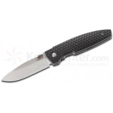 Складной нож Lucas Burnley Design Aux™ Folder, Satin Finish Spear Point Blade, Black GRN Handles