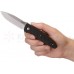 Складной нож Lucas Burnley Design Aux™ Folder, Satin Finish Spear Point Blade, Black GRN Handles