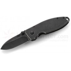 Складной нож Lucas Burnley Design Squid™, Blackwashed Blade, Stainless Steel Handle