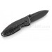 Складной нож Lucas Burnley Design Squid™, Blackwashed Blade, Stainless Steel Handle