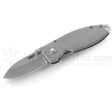 Складной нож Lucas Burnley Design Squid™, Stonewashed Blade, Stainless Steel Handle