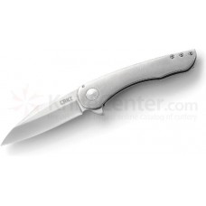 Складной нож Robert Carter Design Jettison™ Flipper, Satin Finish Blade, Tumbled Finish Stainless Steel Handle