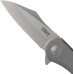 Складной нож Robert Carter Design Jettison™ Flipper, Satin Finish Blade, Tumbled Finish Stainless Steel Handle