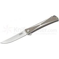 Складной нож Jeff Park Design™ Crossbones IKBS® Flipper, AUS-8 Satin Blade, Two-Tone Aluminum Handles