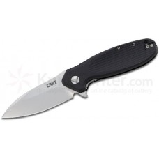 Складной нож Ken Onion Design Hi Jinx™ Z IKBS® Flipper, Satin Finish Blade, Black GRN Handles