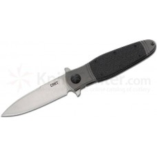 Складной нож Ken Onion Design Bombastic™ IKBS® Flipper, Satin Finish Blade, Stainless Steel Handle with Black GRN Inlays