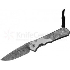 Нож Chris Reeve Large Sebenza 25 Basketweave CGG Folding Knife 3.625" Basketweave Damascus Blade