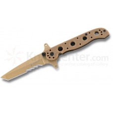 Складной нож Kit Carson M16 Tanto Blade, Desert Tan G-10 Handle