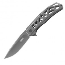 Складной нож Ken Onion Design Gusset™ IKBS® Flipper, Titanium Nitride Coated Blade, Skeletonized Stainless Steel Handle