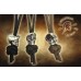 Темляк с бусиной Coyote Brown Black Para-Cord Lanyard with Beret Skull Bead