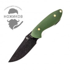 Нож Kizer Sequoia Green, сталь 1095 Carbon Steel, рукоять G10