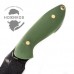 Нож Kizer Sequoia Green, сталь 1095 Carbon Steel, рукоять G10