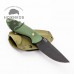 Нож Kizer Sequoia Green, сталь 1095 Carbon Steel, рукоять G10