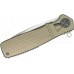 Складной нож Ken Onion Design Homefront™ Flipper, Satin Finish Blade, OD Green Anodized Aluminum Handles