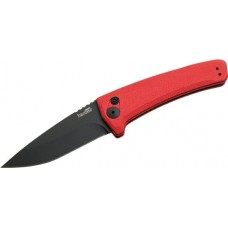 Полуавтоматический складной нож Launch 3 - Kershaw 7300RDBLK Red, сталь Crucible CPM® 154, рукоять анодированный алюминий, красный