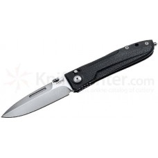 Нож складной Big Daghetta, Satin Finish D2 Blade, Black G10 Handles, Ball-Bearing Opening System