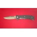 Нож складной Mini Sere 2000™, VG-10 Satin Plain Blade, Black G-10 Handles 7.8 см.-1