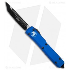 Автоматический выкидной нож Ultratech Contoured Chassis Blue, 2-Tone Finish Tanto Elmax