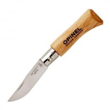 Складной Нож Opinel Stainless steel №2, нержавеющая сталь Sandvik 12C27, бук, 001070