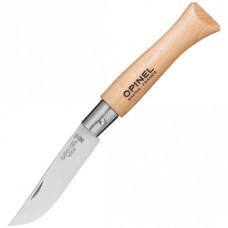 Складной Нож Opinel Stainless steel №5, нержавеющая сталь Sandvik 12C27, бук, 001072