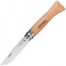 Складной Нож Opinel Stainless steel №6, нержавеющая сталь Sandvik 12C27, бук, 123060