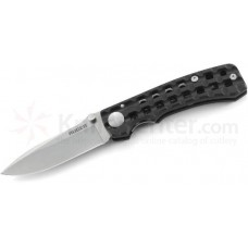 Складной нож Ruger® Knives Go-N-Heavy™ Tactical Folder, Bill Harsey Design, Stonewashed Plain Blade, Aluminum Handle