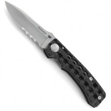 Складной нож Ruger® Knives Go-N-Heavy™ Tactical Folder, Bill Harsey Design, Stonewashed Combo Blade, Aluminum Handle