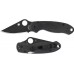 Нож складной Para 3 - Spyderco 223GPBK, сталь CPM® S30V™ Black DLC Coated Plain, рукоять стеклотекстолит G10, чёрный