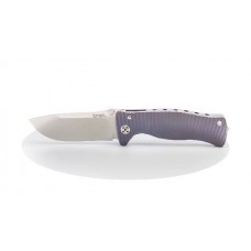 Нож складной SR-1, Solid® Violet Anodized Titanium Handle, Satin Finish Sleipner Stainless Steel