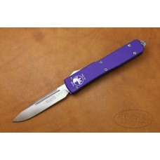 Автоматический выкидной нож Ultratech S/E, Contoured Chassis Purple, Satin Finish Drop Point Elmax