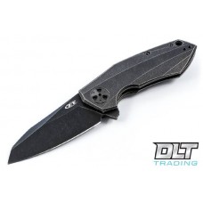 Нож складной Sinkevich's Design KVT® Titanium Flipper, CTS-20CV Steel, BlackWash Finish