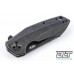 Нож складной Sinkevich's Design KVT® Titanium Flipper, CTS-20CV Steel, BlackWash Finish