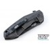 Нож складной Sinkevich's Design KVT® Titanium Flipper, CTS-20CV Steel, BlackWash Finish