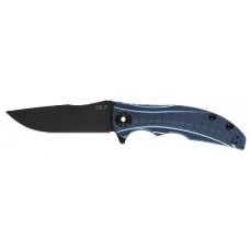 Складной нож Zero Tolerance 0609BLUBLK, сталь CPM-S35VN, покрытие Black DLC, рукоять титан