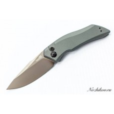 Полуавтоматический складной нож Launch 1 Special - Kershaw 7100GRY, сталь Crucible CPM® 154, рукоять анодированный алюминий, серый