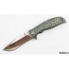 Складной нож Kizer Rattler, сталь CPM-S35VN, рукоять титановая