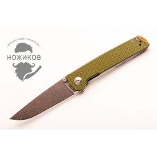 Складной нож Kizer Domin, клинок VG-10, рукоять G10, хаки