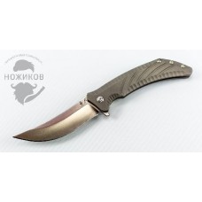 Складной нож Kizer Nomad, сталь CPM-S35VN, рукоять титан