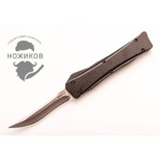 Фронтальный выкидной автоматический нож Boker Plus Lhotak Eagle 06EX201, сталь 440C 2-Tone Satin, рукоять алюминий