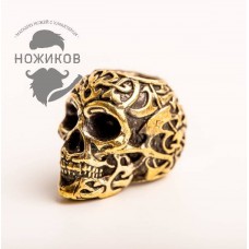 Бусина Triball Skull, бронза