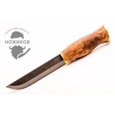 Нож Ahti Puukko Leuku 145, финская береза, сталь carbon