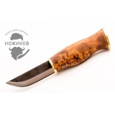 Нож Ahti Puukko Leuku 90, финская береза, сталь carbon