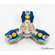 Коллекционный спиннер (Hand Spinner) Blue Metal