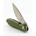 Складной нож Tuya Knives Talisman Green, сталь AUS-10