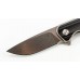 Складной нож Tuya Knives Talisman Black, сталь AUS-10