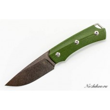 Нож с фиксированным клинком Kizer Task II, сталь S35VN, рукоять G10, зеленый