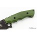 Нож Kizer Salient E613, сталь 1095 Carbon Steel, зеленая рукоять g10